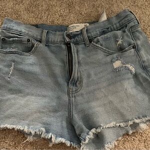Abercrombie & Fitch Blue Jean Shorts